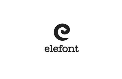 Визуализация метафоры на примере логотипа Elefont Логотип Elefont — визуализация метафоры при разработке идентификации бренда