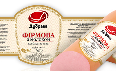 ТМ «Дубрава». Разработка этикетки для ТМ «Дубрава»