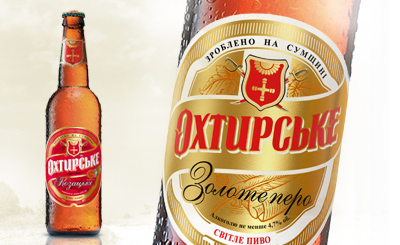 Охтирський пивзавод. Дизайн этикетки