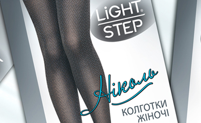 TM Light Step. Упаковка для колготок