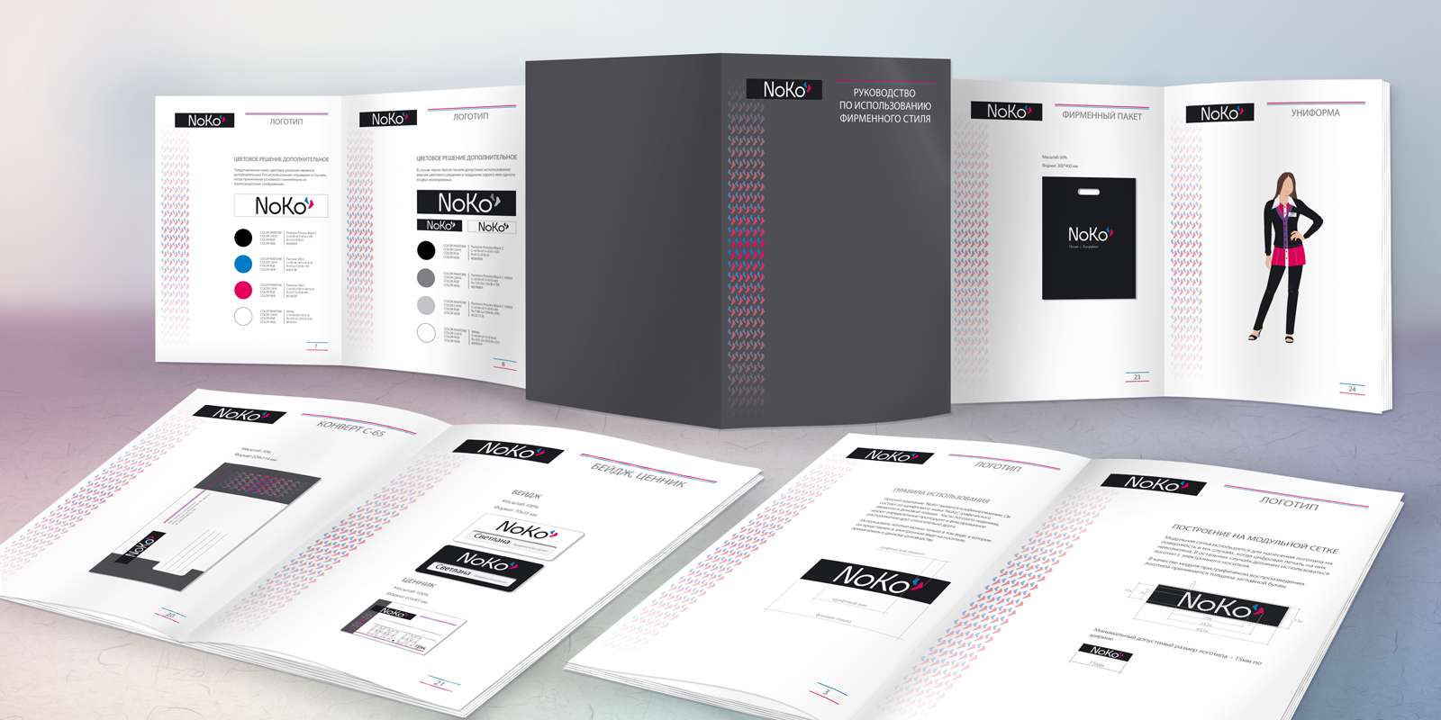 TM NoKo. Розробка посібника з використання фірмового стилю (Brand book)