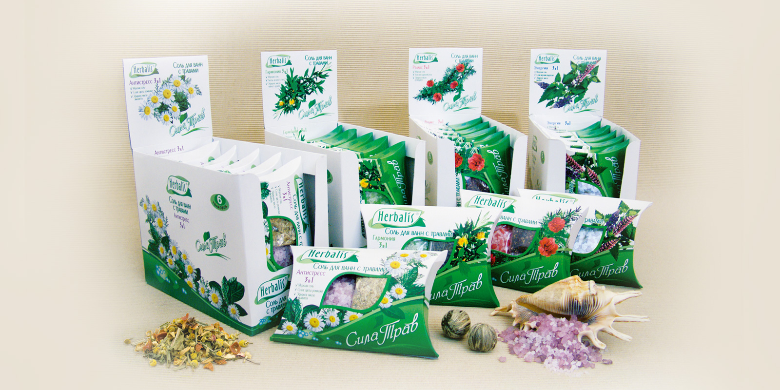 TM Herbalis. Разработка упаковки ( средство по уходу за телом)