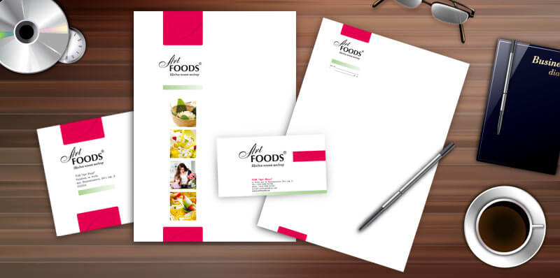 фирменный стиль дизайн art foods решения для брендов GBS