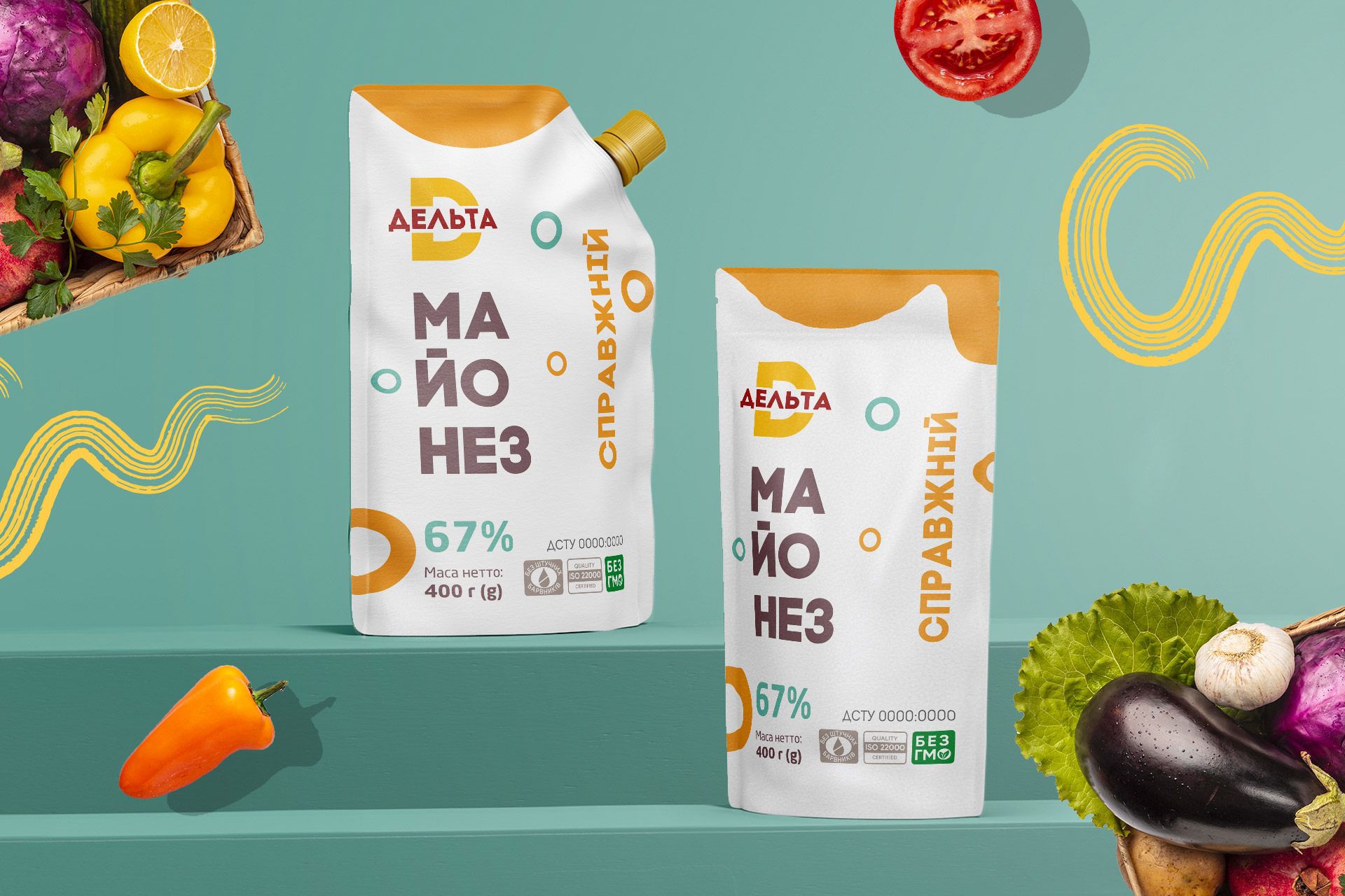 дизайн для DELTA FOOD