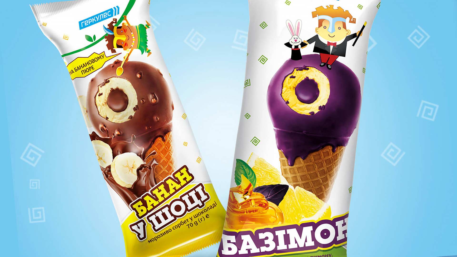 дизайн мороженое геркулес