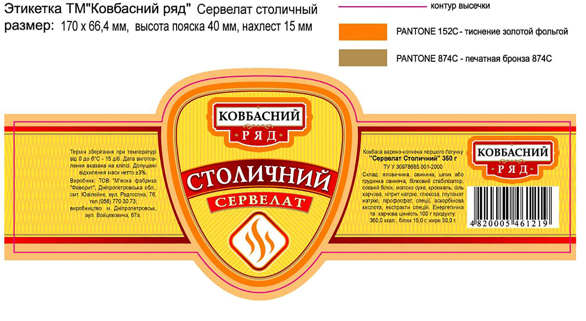 розробка дизайну етикетки поліграфія