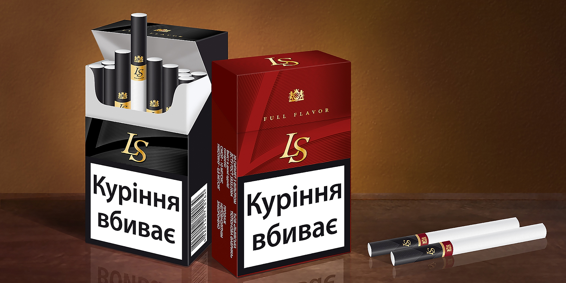 TM LS, разработка дизайна упаковки сигарет, стик для сигарет дизайн, решения для брендов, GBS