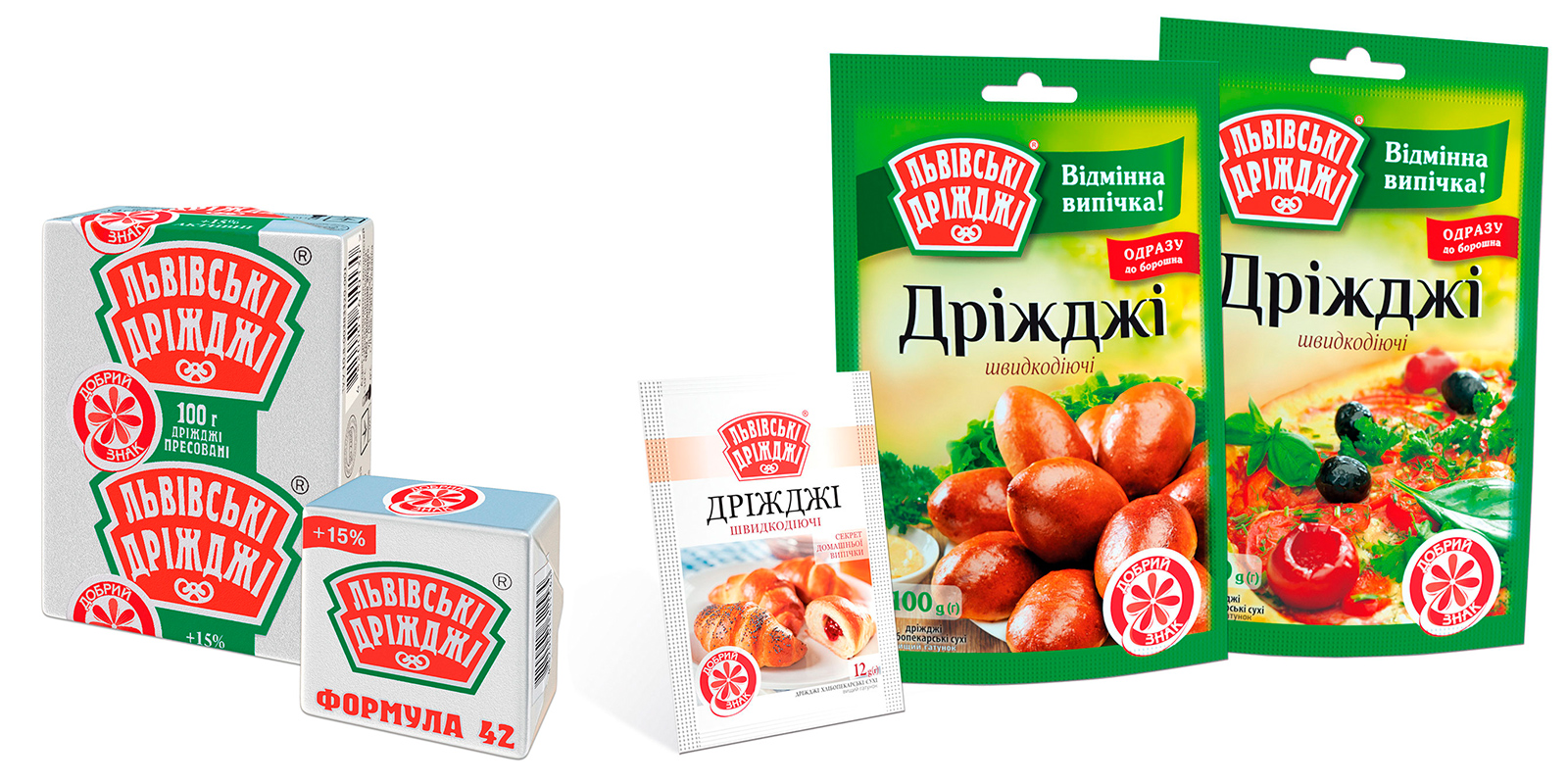 дизайн упаковки дрожжей