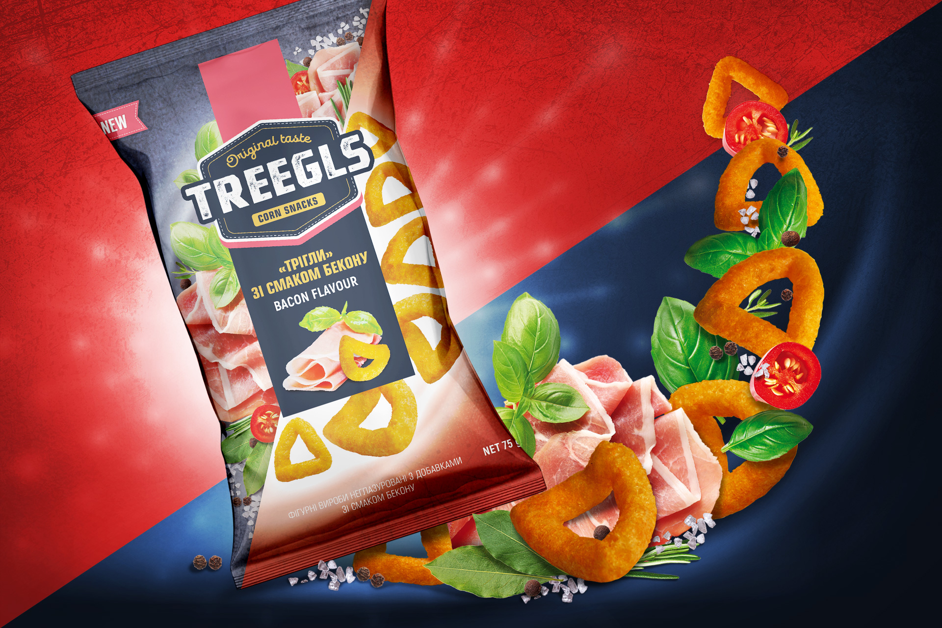 treegls модные упаковки снеков за границей