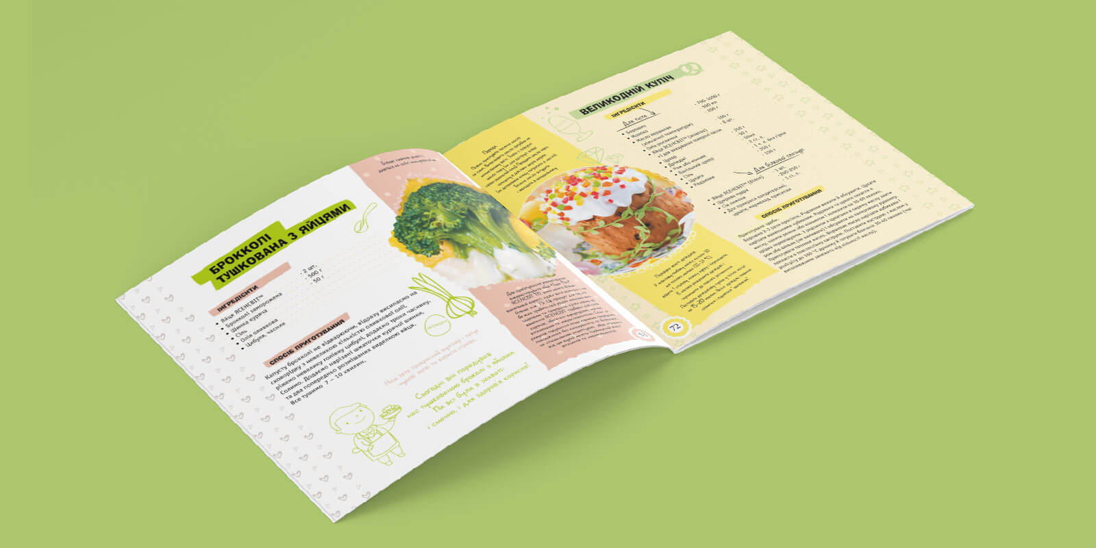розробка дизайну кулінарної книги Ясенсвіт