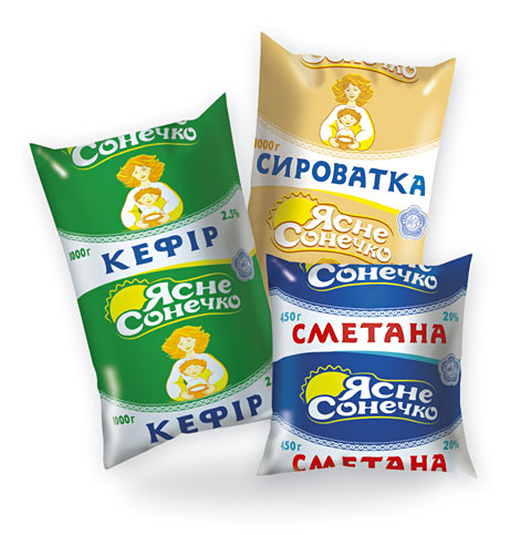 дизайн кефіру ясне сонечко