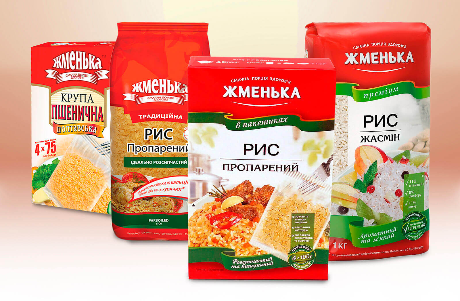 розробка дизайну упаковки бакалія, жменька дизайн, рішення для брендів GBS