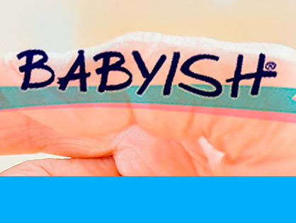 Вологі серветки Babyish: розробка дизайну упаковки, корпоративних героїв, POS-матеріалів