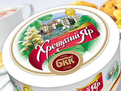 Ребрегдинг відомих брендів. БКК. Дизайн упаковки кондитерських виробів