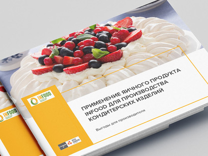 Розробка маркетинг китів (marketing kit b2b) за категоріями продукції для заводу Infood