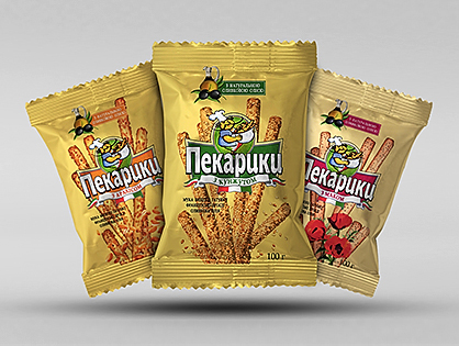 Снекі ТМ Пекаріки: розробка бренду