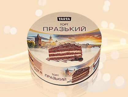 Дизайн упаковки Празького торта Тарта