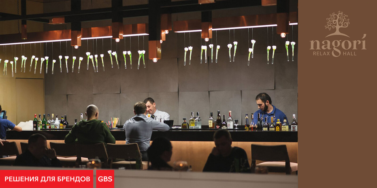разработка дизайна заказать оформление ресторана Решения для Брендов GBS